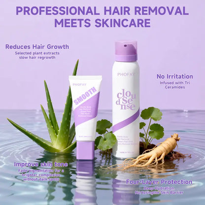 Pain-Free Hair Removal Spray for Men and Women